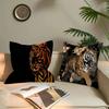 Tiger Muster Kissenbezug Dekokissen Sofa Heimdeko Hülle Kissenbezüge
