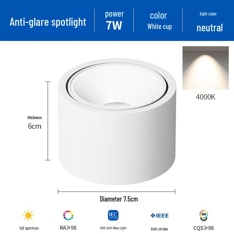 

LS23 Anti-Glare Round LED Downlight