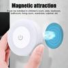 USB LED Night Light with Magnetic Base, Portable Room Lamp with Light Sensor for Wall Lighting, USB Charging Nightlight for