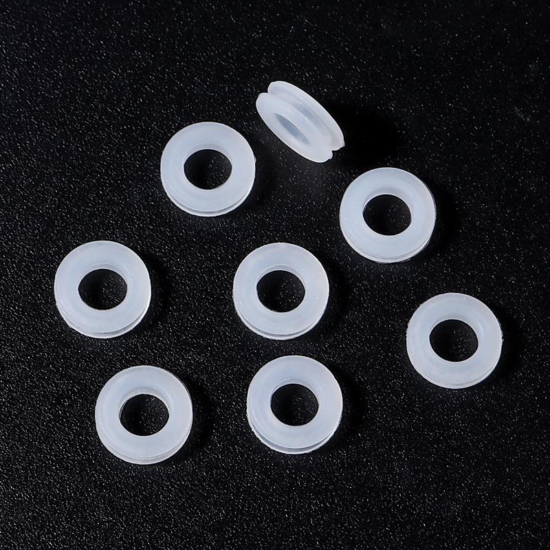 10pcs/lot Silicone Earring Clip Pad Cushion Transparent Earrings Plugs Anti-pain Pad for Jewelry Making Supplies DIY Accessories