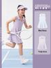 Conjunto de Vestido de Tênis Esportivo da Moda para Meninas 2026 - Roupa de Verão Fashionável para Meninas Grandes
