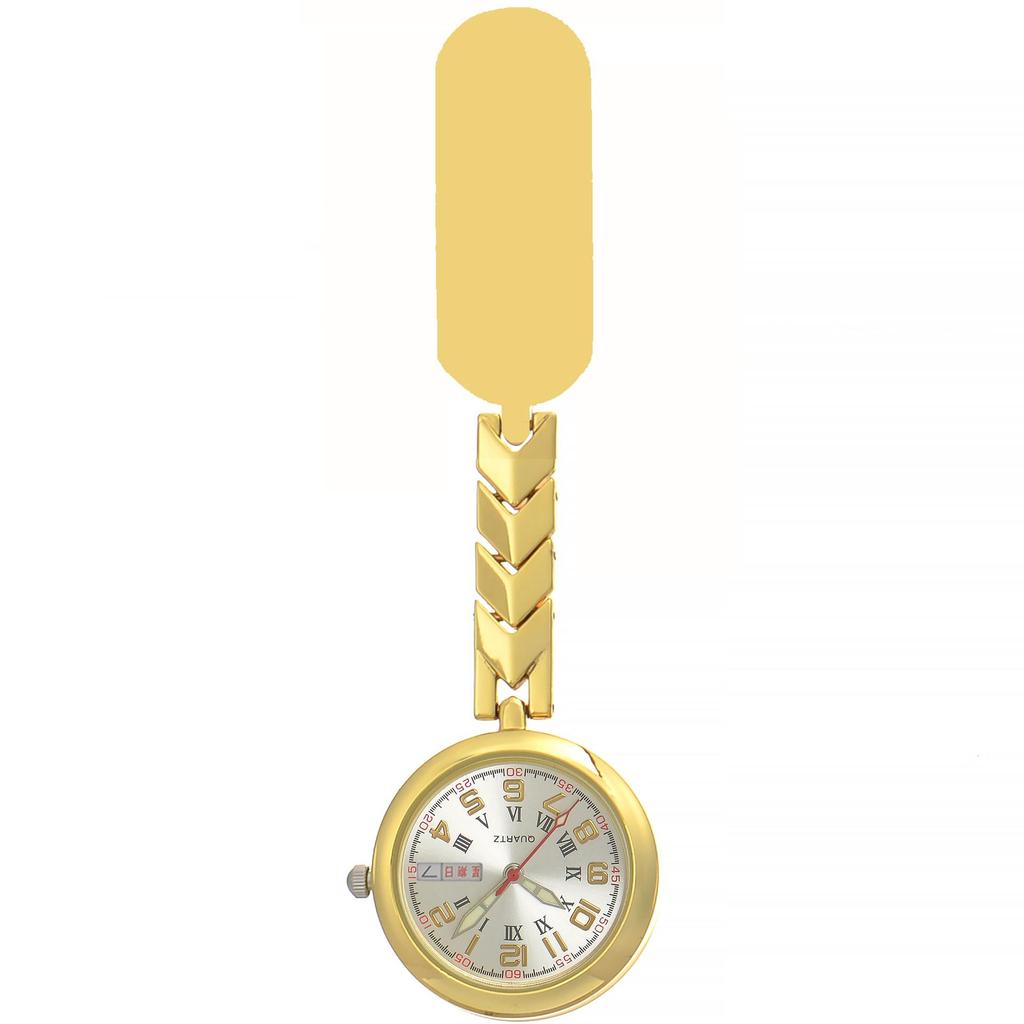 Χαραγμένο Γυναικείο Κρεμαστό Ρολόι Μπροσούρα Νοσοκόμας για Ιατρική Χρήση