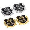 AUK2  3D Metal Car Badge Body Trunk Sticker Emblem Decoration Center Cover For Nissan Nismo GTR Qashqai j10 Rogue Juke X-Trail Tiida