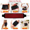 Therapy for Body Infrared Light Therapy, Red Light Therapy Belt for Shoulder Waist Muscle Pain Relief, LED Belt Wrap Timer Remote Control