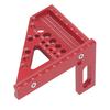 Woodworking   Protractor Aluminum Alloy Miter Triangular Ruler Multi Angle Layout Msuring Tool