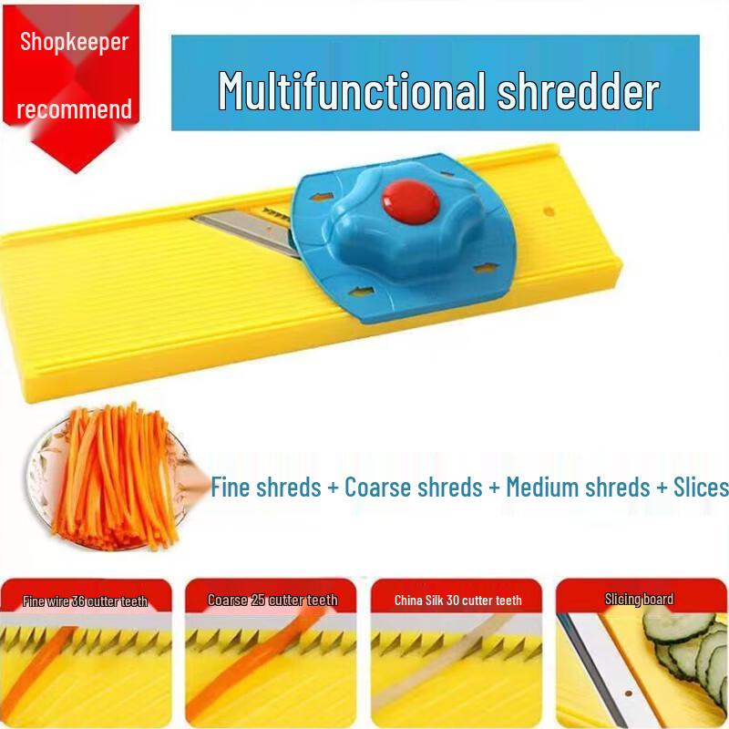 Multifunktionaler 4-in-1 Gemüsehacker & -schneider
