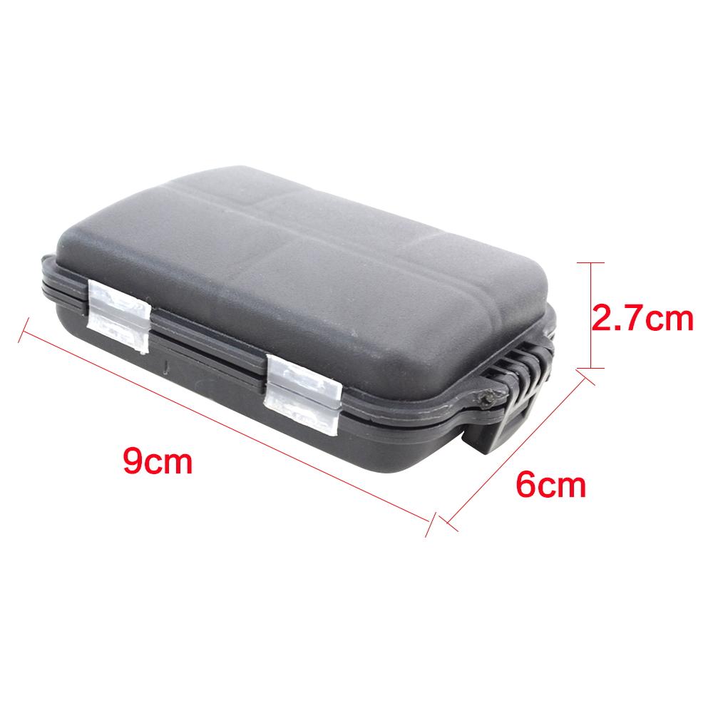 Portable Fishing Tackle Box,10Compartments Double Layer Lure Storage Case, Waterproof Fishing Accessories Outdoor Fishing