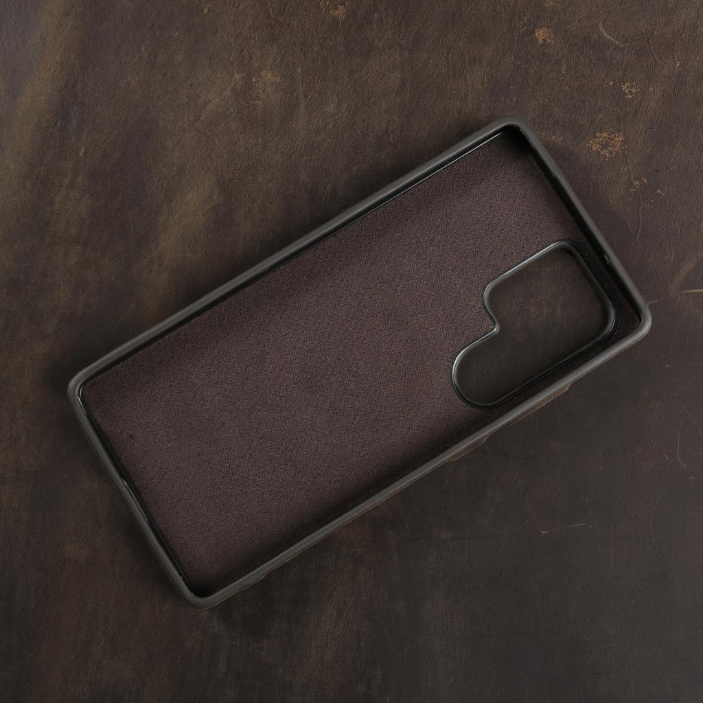 Vintage Genuine Leather Case for Samsung Galaxy S26 Ultra S25 S24 S23 S22 S21 S20 S25FE Magnetic PULL-UP Cowhide Phone Cover