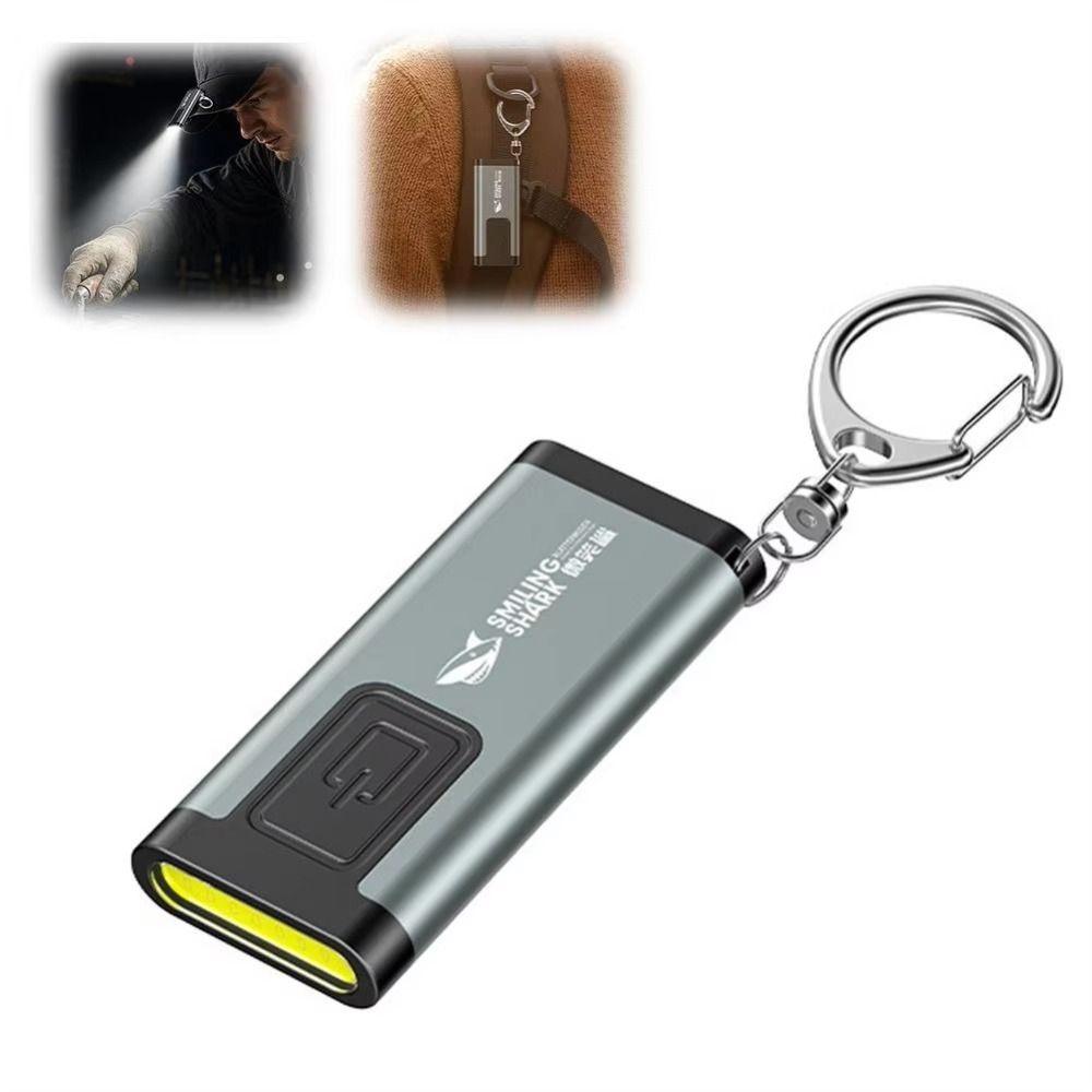 Multi-Mode Lighting Rechargeable Keychain Light LED Clip On Hat Light Everyday Carry