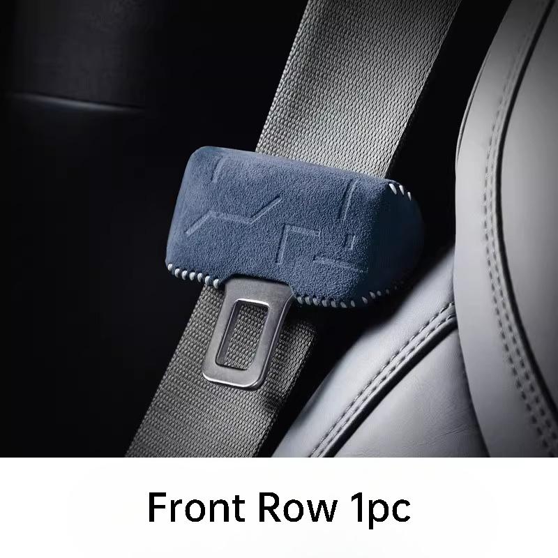 For Zeekr 007GT 7X 001 009 Car Seat Belt Cover Suede Anti Collision Protector Cover Anti Scratch Interior Accessories