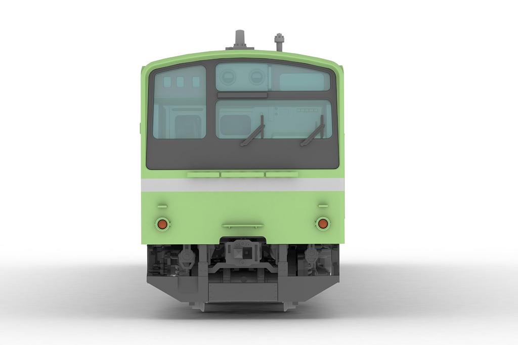 Plum 180 JR West 201 Series DC Vlak 30N Vylepšený Vůz Osaka Higashi LineYamatoji Line Kuha 201Kuha 200 Sada Displej Model Nenabarvená Plastová Stavebnice PP201
