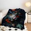 Artist J-Jan v-van H-Huysum Throw Flannel Throw Blanket, Lightweight Cozy, Durable Washable cute Cool