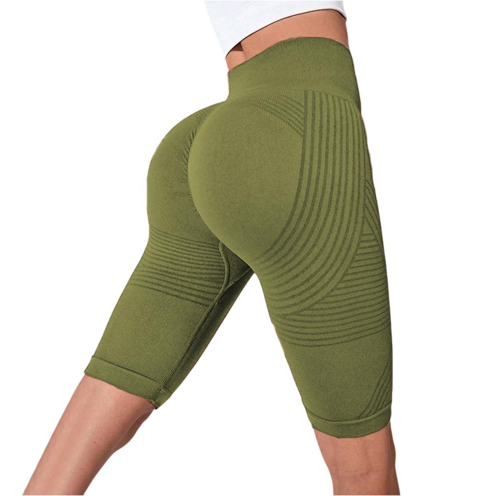 Lässige, nahtlose Hip-Lifting-Fitnesshose für Damen mit enger Passform und hoher Taille, Seech Hip Yoga Pants