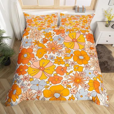 Retro Duvet Covers for Teens Adults Queen King Lightweight Bedspread Cover Bedroom Decor Fashion Artistic Geometry Bedding Sets