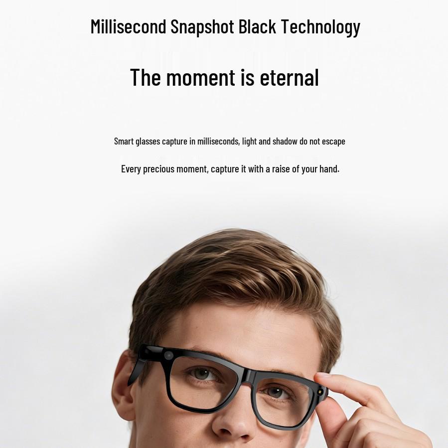 800W AI Smart Glasses: HD Camera, Anti-Shake Video, Translation, Electrochromic Lenses