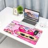 Labubu Print Mouse Pad, Anti‑Slip Desktop keyboard Mat, for PC Laptop Gaming Working Daily Use, Cool Festival Surprise Gift