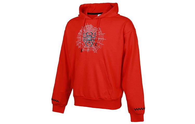 adidas Sweatshirts Men's Bright Pink Red Hooded Moderate Regular GE4146