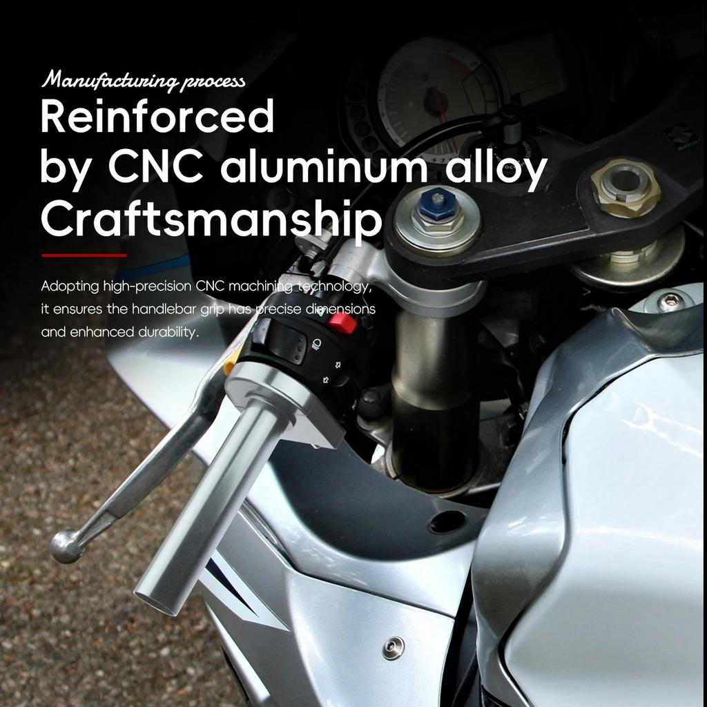 Motorcycle CNC Aluminum Accelerator Throttle Twist Grips Handlebars Universal For Motorcycle Moped Scooter Bike Accessories