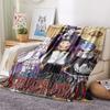 Retro ReZero Starting Life in Another WorldPrint Flannel Blanket, High quality Comfortable for All Seasons, Home Decor, Warmth and Comfort