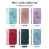 Suitable for iPhone 17 Dandelion Embossed Leather Case, Apple 16 PRO, Samsung S26 Card Slot Flip Phone Case
