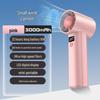 Portable High-Speed USB Rechargeable Handheld Turbine Fan - Strong Wind Mini Desktop Fan