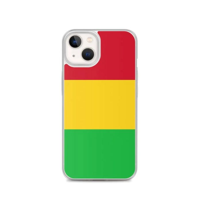 Coque iPhone - Drapeau du Mali - iPhone 13 - Silikonová polévka - Kompletní ochrana - Mixte