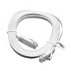 Vhbw câble de réseau câble LAN Cat6 3m blanc câble plat