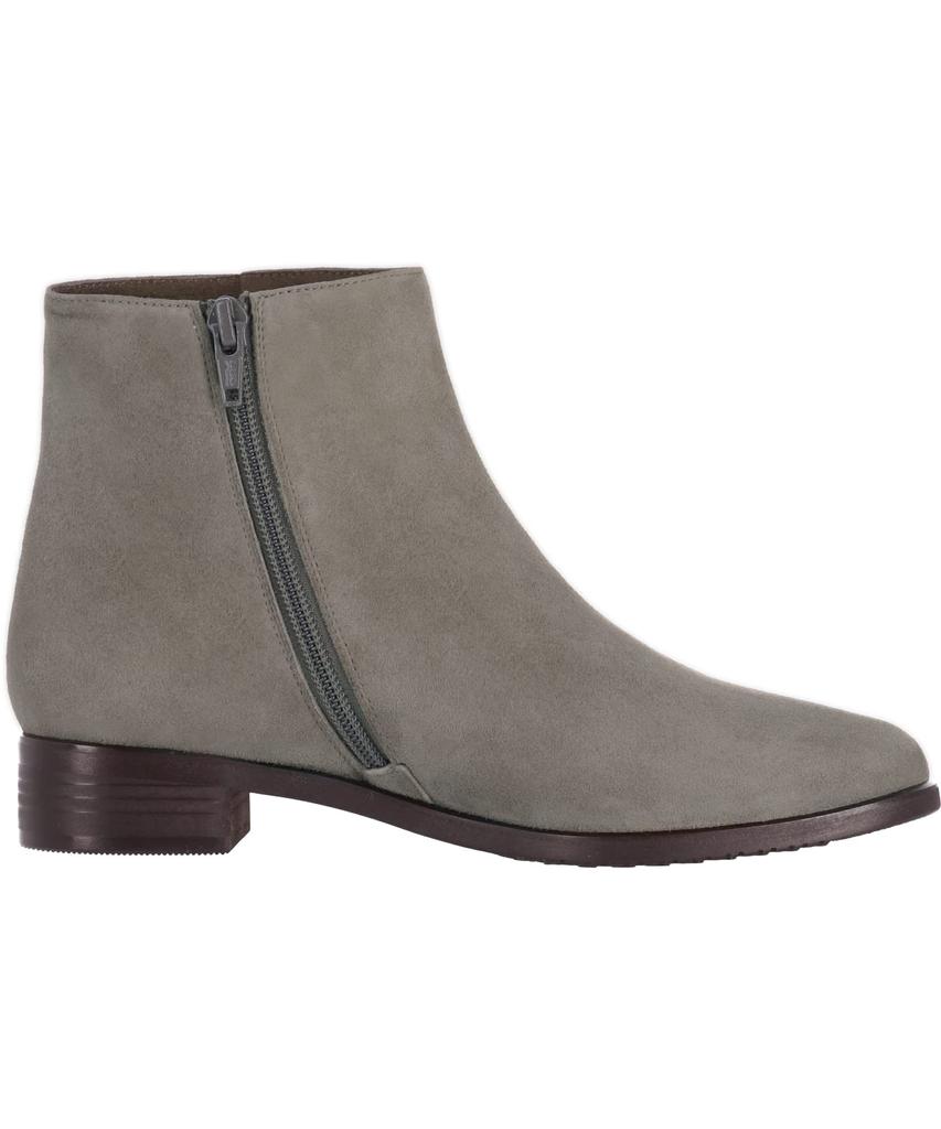 Success Short Round Sheepskin WIN430 2E [Wacoal Walk] Boots, Toe, 3.5cm Heel, (suede), DR, 22.5 Cm,