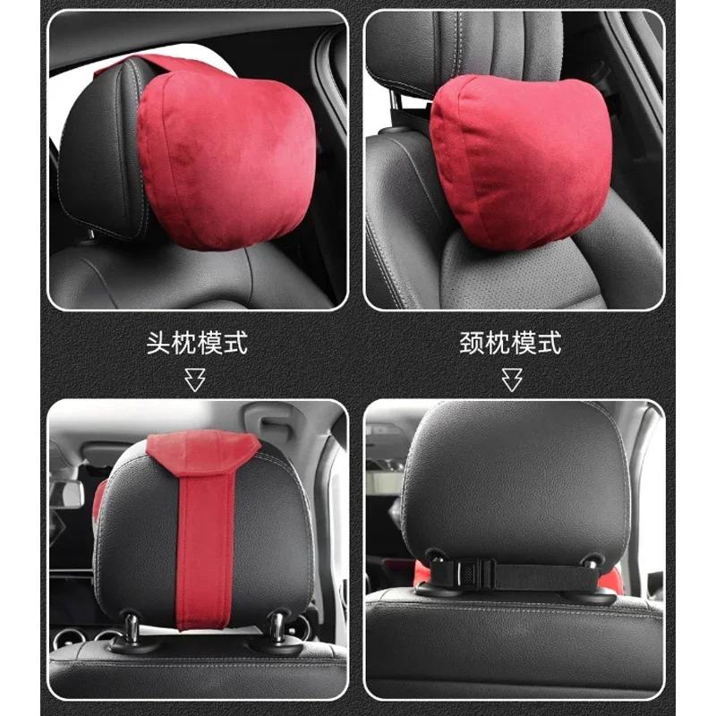 Car Styling For XPENG Xiaopeng P7 P7i G3 G6 G9 2021 2022 2023+ Car Breathable Lumbar Headrest Neck Pillow Waist Back Support