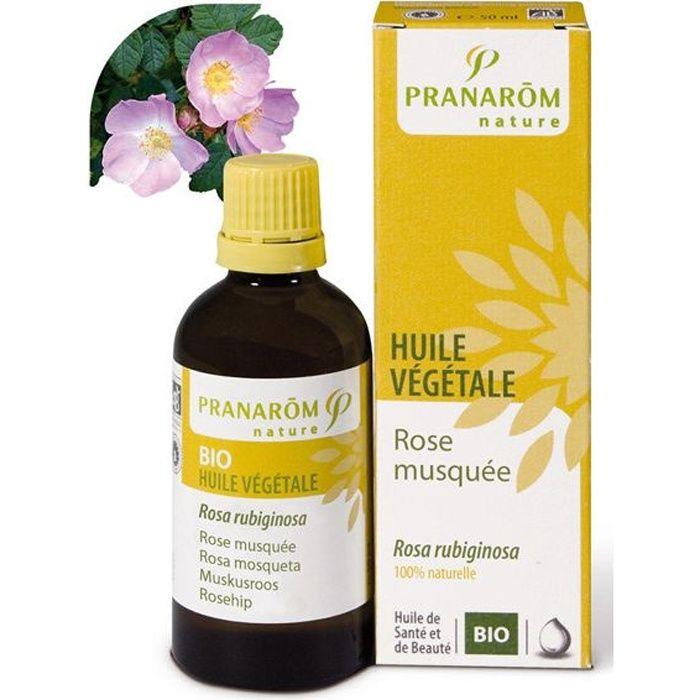 Pranarom Huile Végétale Bio Rose Musquée 50ml