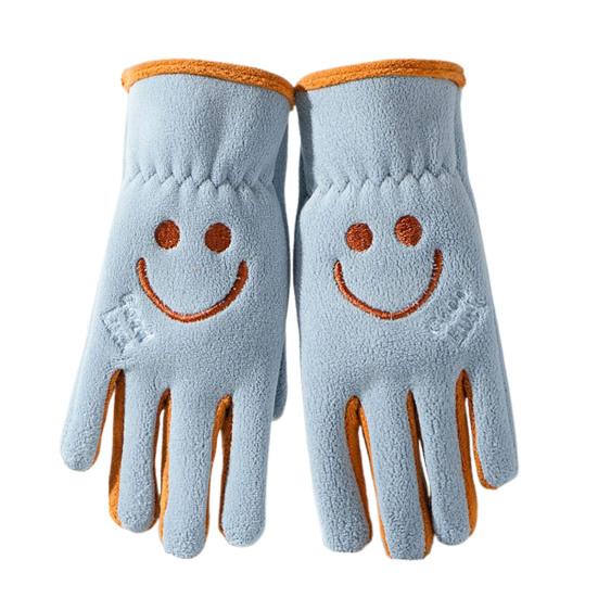 Dětské lyžařské rukavice Zimní větruodolné termosněžné rukavice Cartoon Fleece teplé rukavice pro chlapce