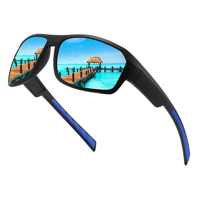 New Outdoor Cycling Glasses Sports Sunglasses Cross Border Men's Polarized Fishing Box Driving