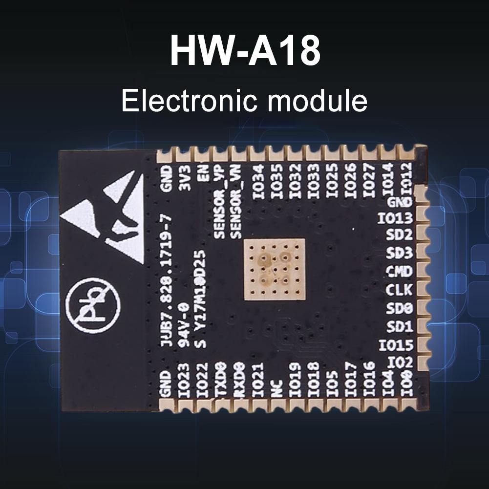 

100PC ESP32 Wireless Module Smart Electronics ESP-WROOM-32 WiFi+BT+BLE MCU Module 150Mbps Hall Sensor IPEX ESP-32S ESP32U ESP-32