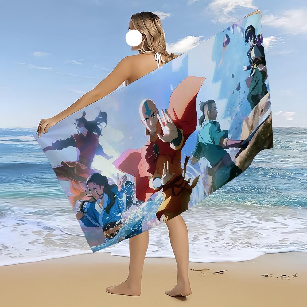 Towel Beach A-avatarS-ES Bath Quick-Drying Lightweight Portable Sauna Camping Swim Last Airbender Pool Aang Travel