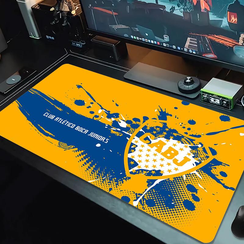Boca Juniors Color Mouse Pad Large Gaming Table Cushion Non-slip Laptop Tablet Big Mousepad XXL Mat Mini PC Playmat With Lock Edge