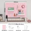 Desktop DIY Pegboard: Large Accessory Holder for Office or Home Desk, Clamp-Standing Storage, Hanging Rack, Countertop Decoration Display.