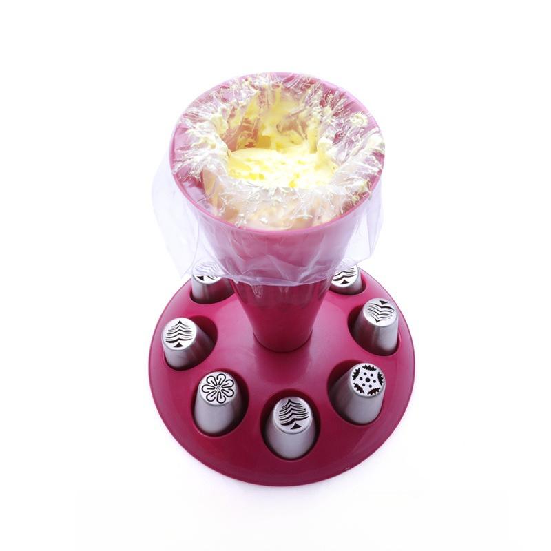 Cream Bag Piping Bag Placement Seat Piping Nozzle Placement Rack Baking Tool Multi-functional Storage Seat