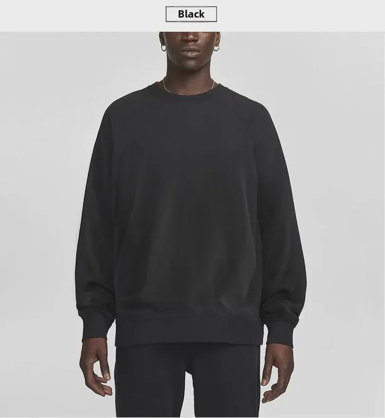 Men's Loose Casual Long Sleeve Pullover Sweatshirt - Autumn and Winter Round Neck, Student and Couple Style