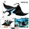Ocean Crab Simulation Toy Set: Includes Hermit, Swimming, and Three-Spot Plastic Models