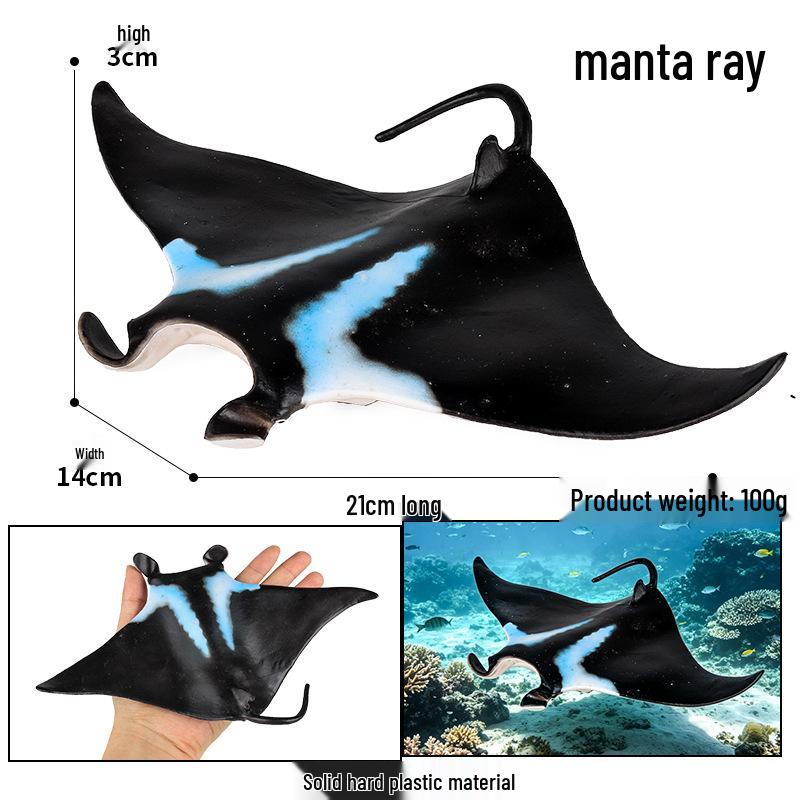 Ocean Crab Simulation Toy Set: Includes Hermit, Swimming, and Three-Spot Plastic Models