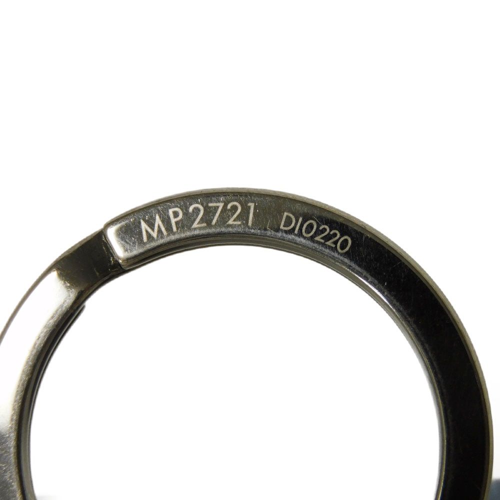 Used 12564 Portocle LV Tokens MP2721 7950 LV Signature Marble Silver Key Ring with LV Circle Blue, Men's from Japan
