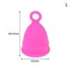 Size S/L Menstrual Cup Medical Silicone Lady Feminine Hygiene Copa Women Period Soft Grade with Storage Case Leak-proof Reusable