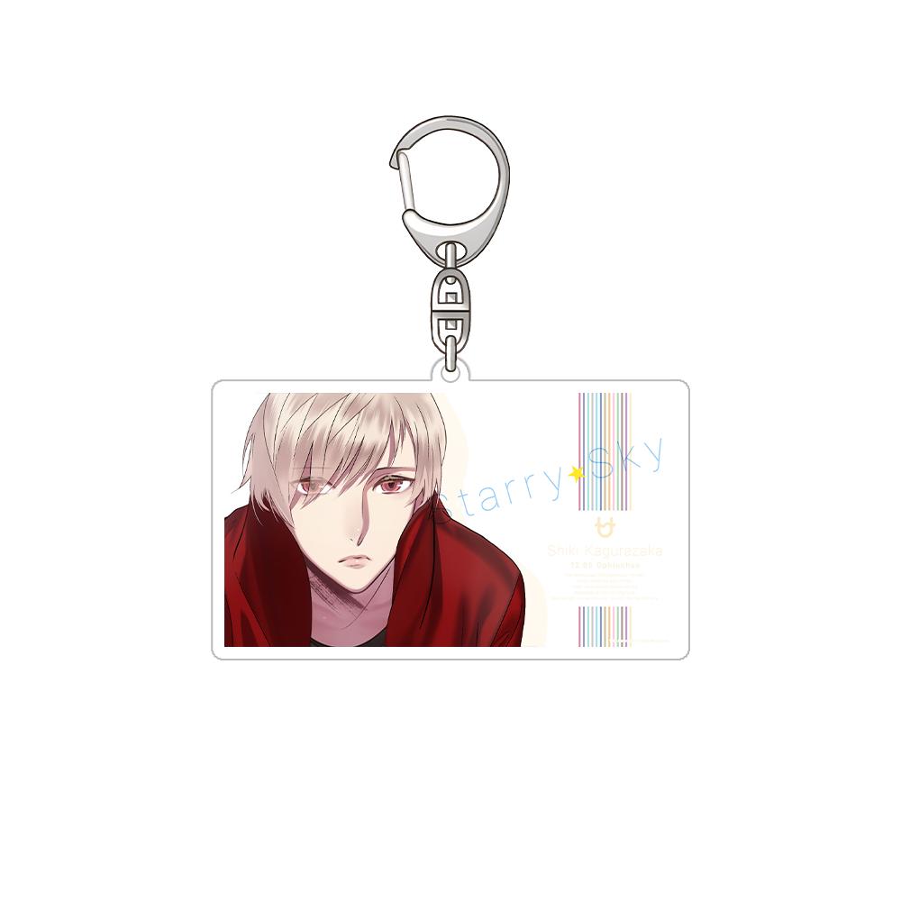 

Starry Sky Yoh Tomoe Tsubasa Amaha Kanata Nanami Kazuki Shiranui Iku Mizushima Suzuya Tohzuki Acrylic Keychain Bag pendant Gifts 6 cm