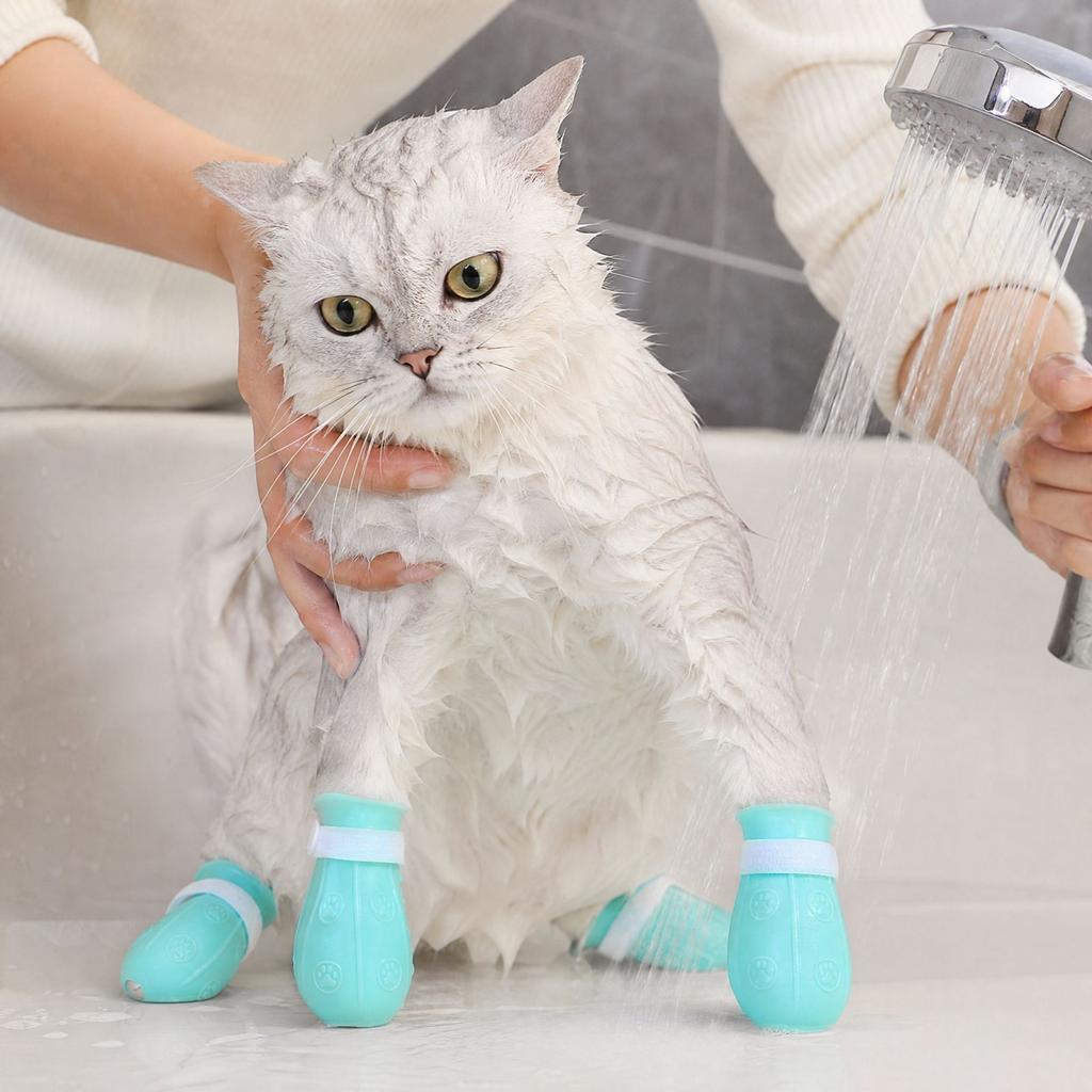 Schutzstiefel Kratzschutz für Baden Pflege Nagelpflege Verstellbar Atmungsaktiv Schuhe