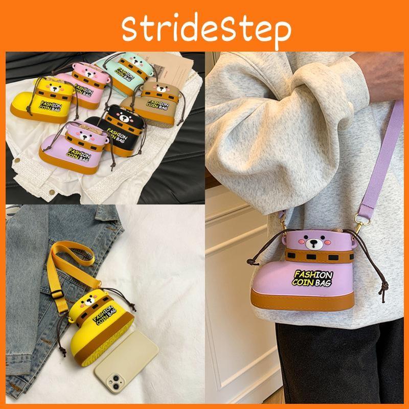 Shoe Teddy Shaped Bear Shoulder Bag Cartoon Handbag Adjustable Shoulder Strap