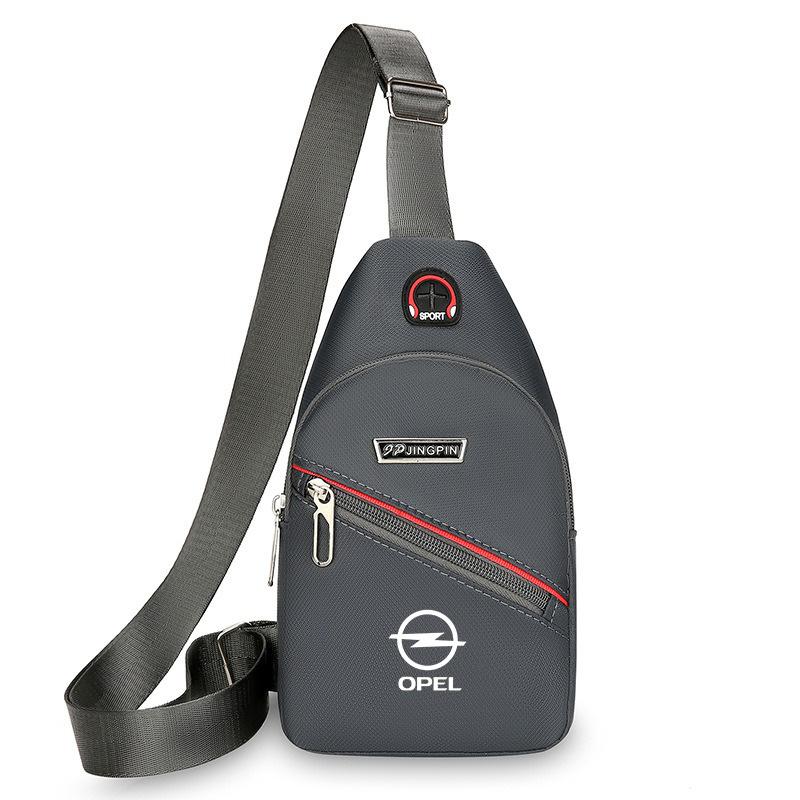 Car Logo Chest Bag Leisure Crossbody Bag Outdoor Shoulder Package For Opel Astra Grandland Corsa Mokka Frontera Insignia Zafira
