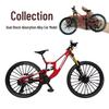 Cross Alloy Bicycle Model - Double Shock Mountain Bike Toy with Variable Speed & Front/Rear Absorbers - Ornament Gift