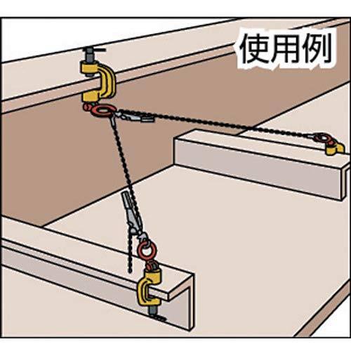SUPERTOOL Screw Cam Clamp, Dual Use as a Lifting Clamp or Tensioning Jig (Swivel Type), PAT.P SUC0.5