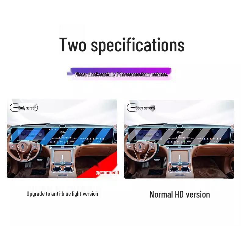Tempered Glass Screen Protector for Hongmeng Zhixing Zunjie S800 Car Navigation Console