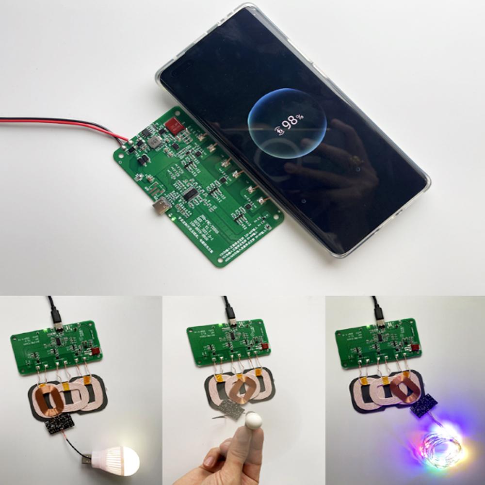 12V 5V 2A Qi Wireless Fast Charger Charging Transmitter Module Circuit Board 5W/10W/15W/18W/20W + Coil FOR CAR iPhone